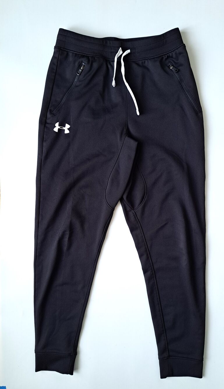 UNDER ARMOUR Pennant Tapered Jogger Pants Youth (L) Black Joggers